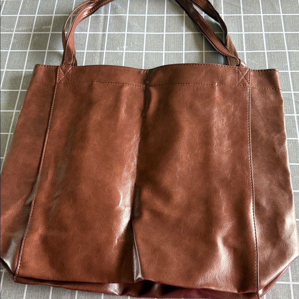 New Brown Tote Bag - Picture 2 of 3